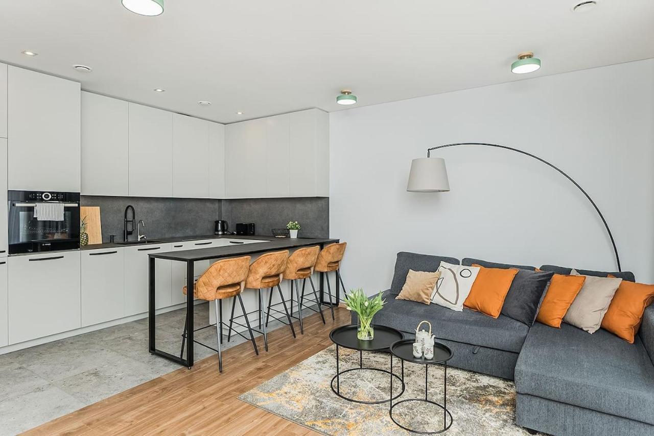 Lovely Apartment With Private Terrace By Urban Rent Kaunas Buitenkant foto